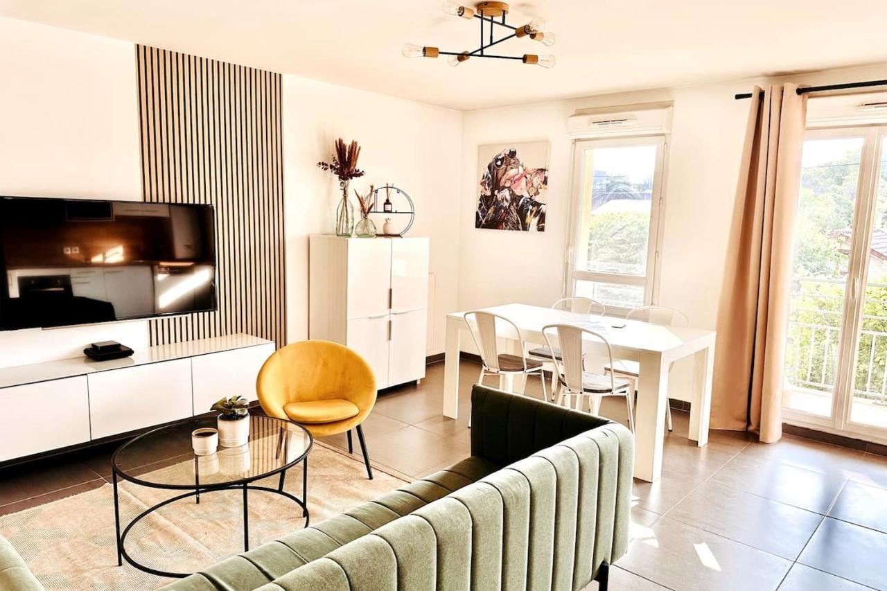 Btobed - Location Professionnelle - Appartement 4 Personnes Parking Gratuit - Proche Parc Des Expositions Et Aeroport Cdg Villepinte  Kültér fotó