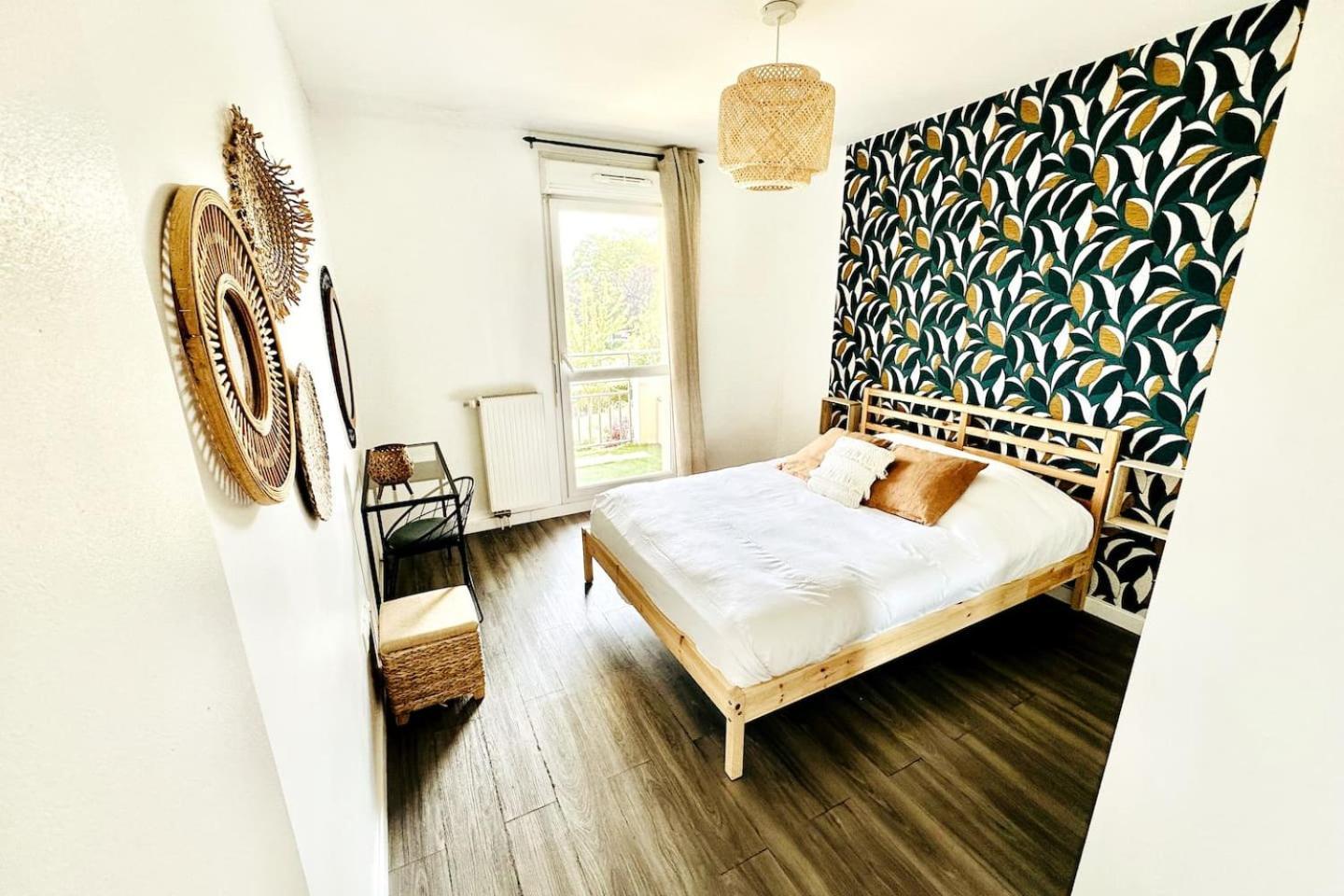 Btobed - Location Professionnelle - Appartement 4 Personnes Parking Gratuit - Proche Parc Des Expositions Et Aeroport Cdg Villepinte  Kültér fotó