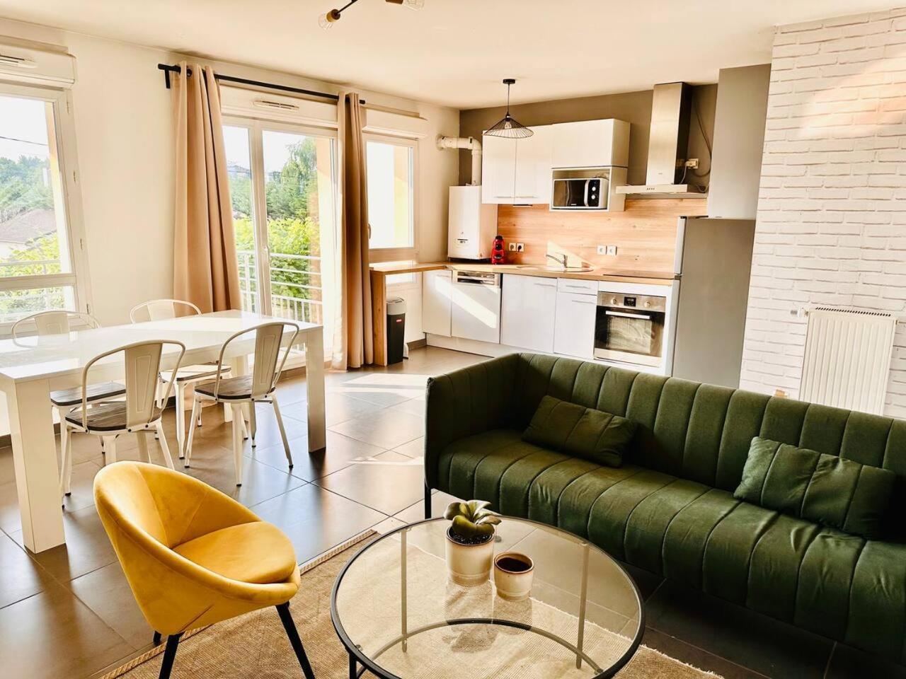 Btobed - Location Professionnelle - Appartement 4 Personnes Parking Gratuit - Proche Parc Des Expositions Et Aeroport Cdg Villepinte  Kültér fotó