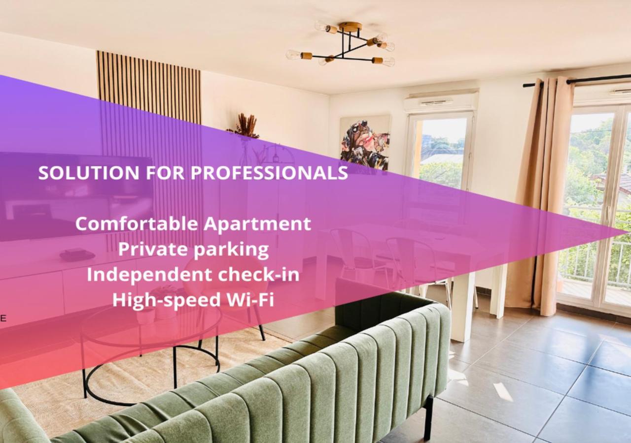 Btobed - Location Professionnelle - Appartement 4 Personnes Parking Gratuit - Proche Parc Des Expositions Et Aeroport Cdg Villepinte  Kültér fotó